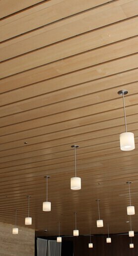 Wood Finish Ceiling Tiles